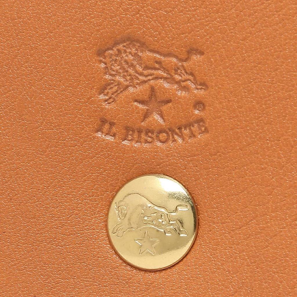IL BISONTE Coin Case, Brown, Men's and Women's, SCP020 PV0005 CA101B [Used]