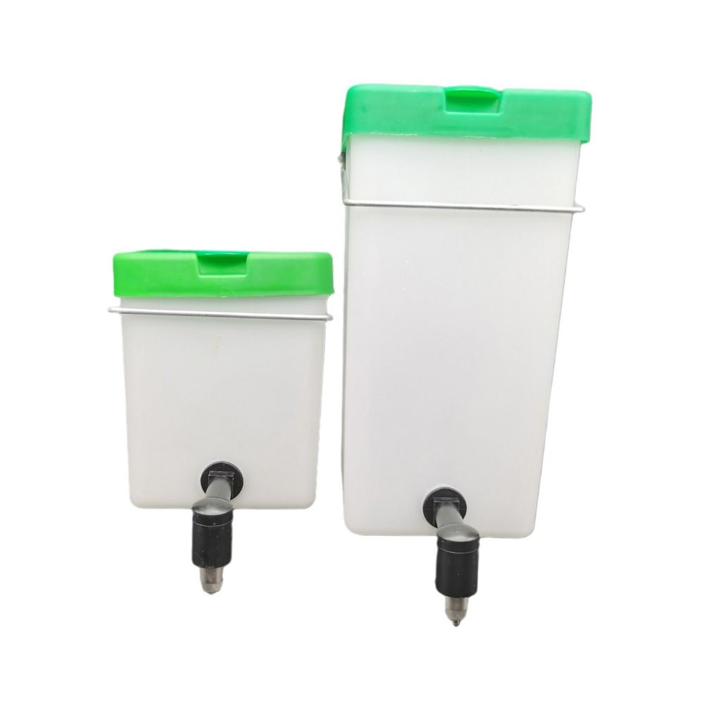 Automatic Rabbit Water Dispenser Plastic Pet Head Pipe Fountain Pet Hanging Feeder  For Pet Cage