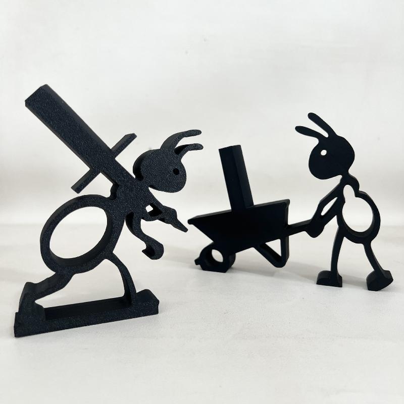 Nový Kreativní 3D Tištěný Držák na Toaletní Papír ve Tvaru Mravence Roztomilý A Jednoduchý Držák na Ruličku Toaletního Papíru