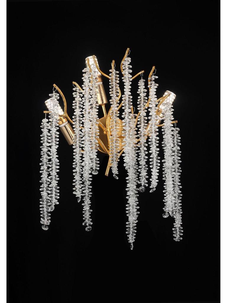 French Modern Crystal Branch Chandelier - Luxury Living Room Light