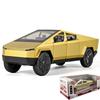 1/32 Tesla Cybertruck Toys Diecast Model Car Alloy Metal Pickup Truck Colorful Indoor Desktop Display Collection Game for Children Boy