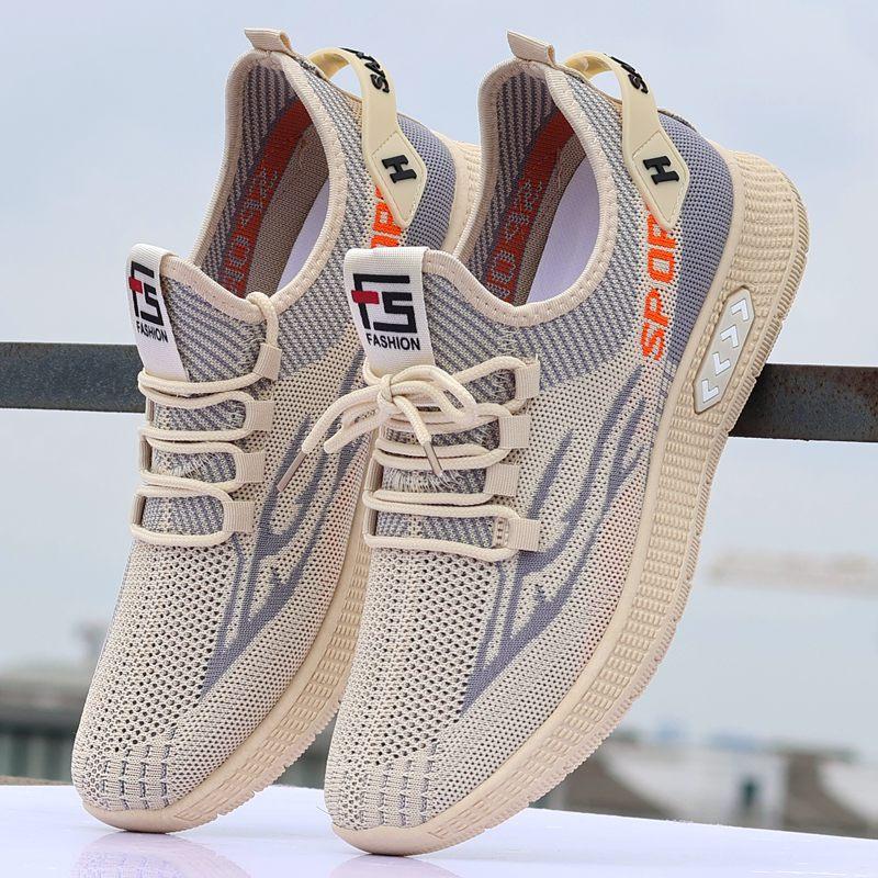 

Летние туфли из ткани Old Beijing, мужские легкие нескользящие сетчатые туфли, модные универсальные дышащие дезодорирующие спортивные туфли, повседневные туфли из ткани 38