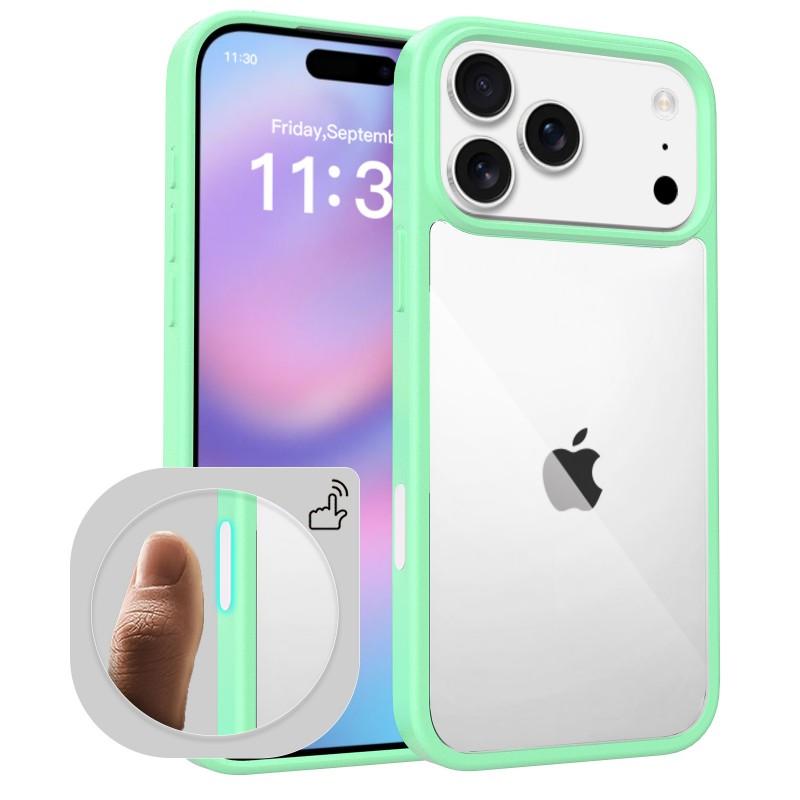 Iphone17promax Transparent Case 14 Skin-feeling Clear Phone 16 Protective Cover