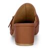 Allegra K Women's Pointed Toe Mules, Sandals, Loafers, Closed Toe, Heelless, Brown, Size 26.0cm