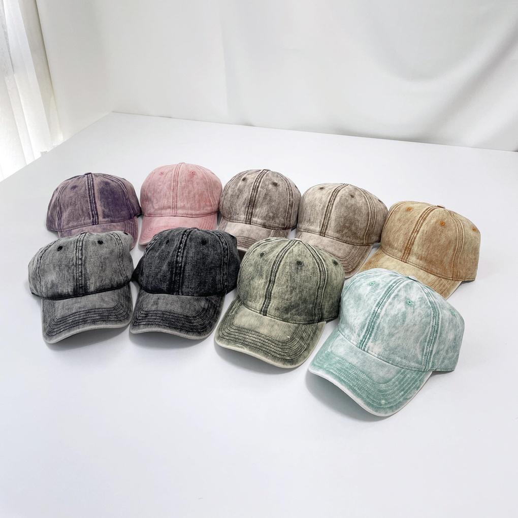 Women's and Men's Daily Pigment Plain Ball Cap Baseball Cap