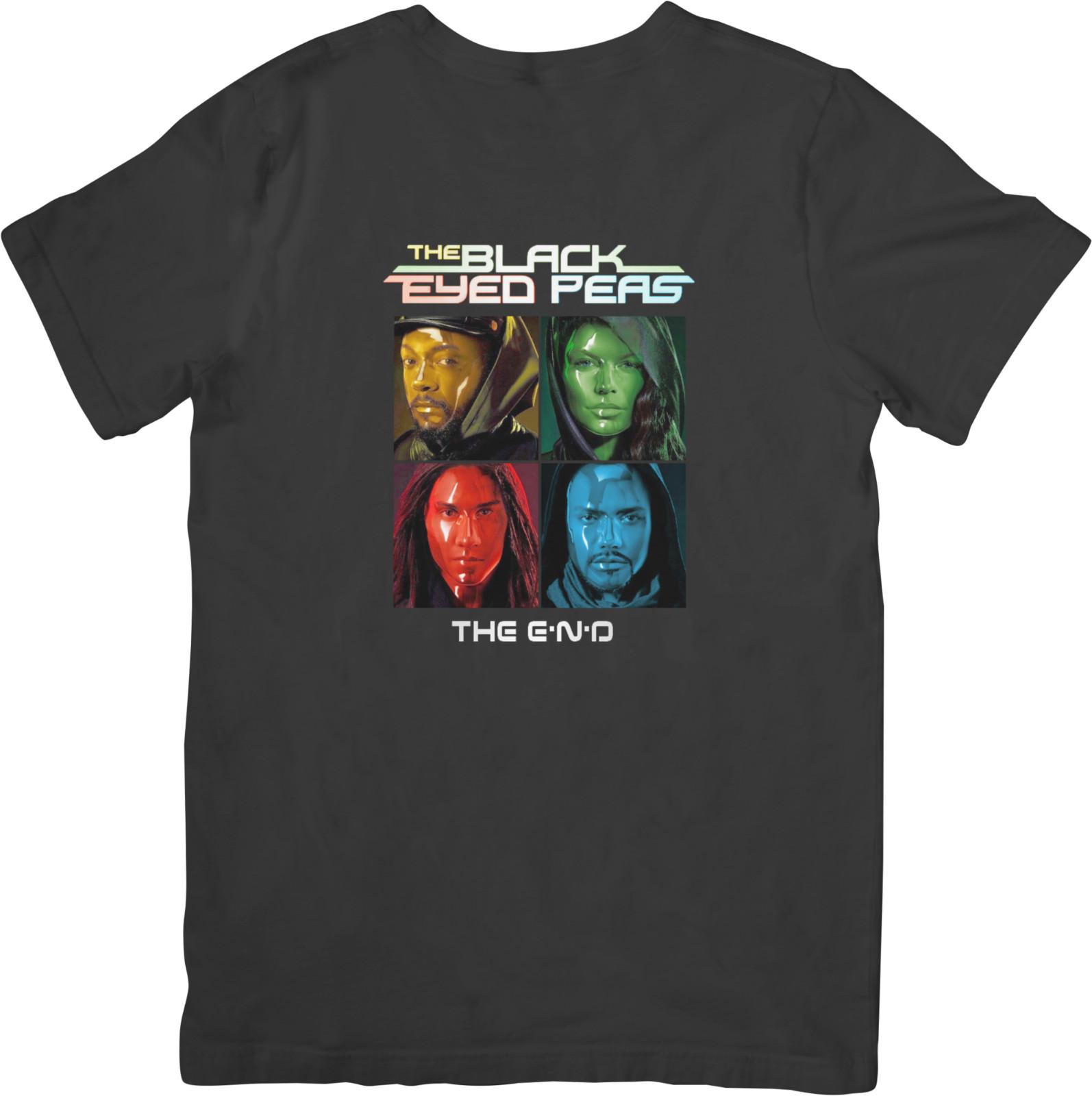 

Black eyed peas 1 Music Unisex Fit for Men Women Quality Cotton T-Shirt Black XL