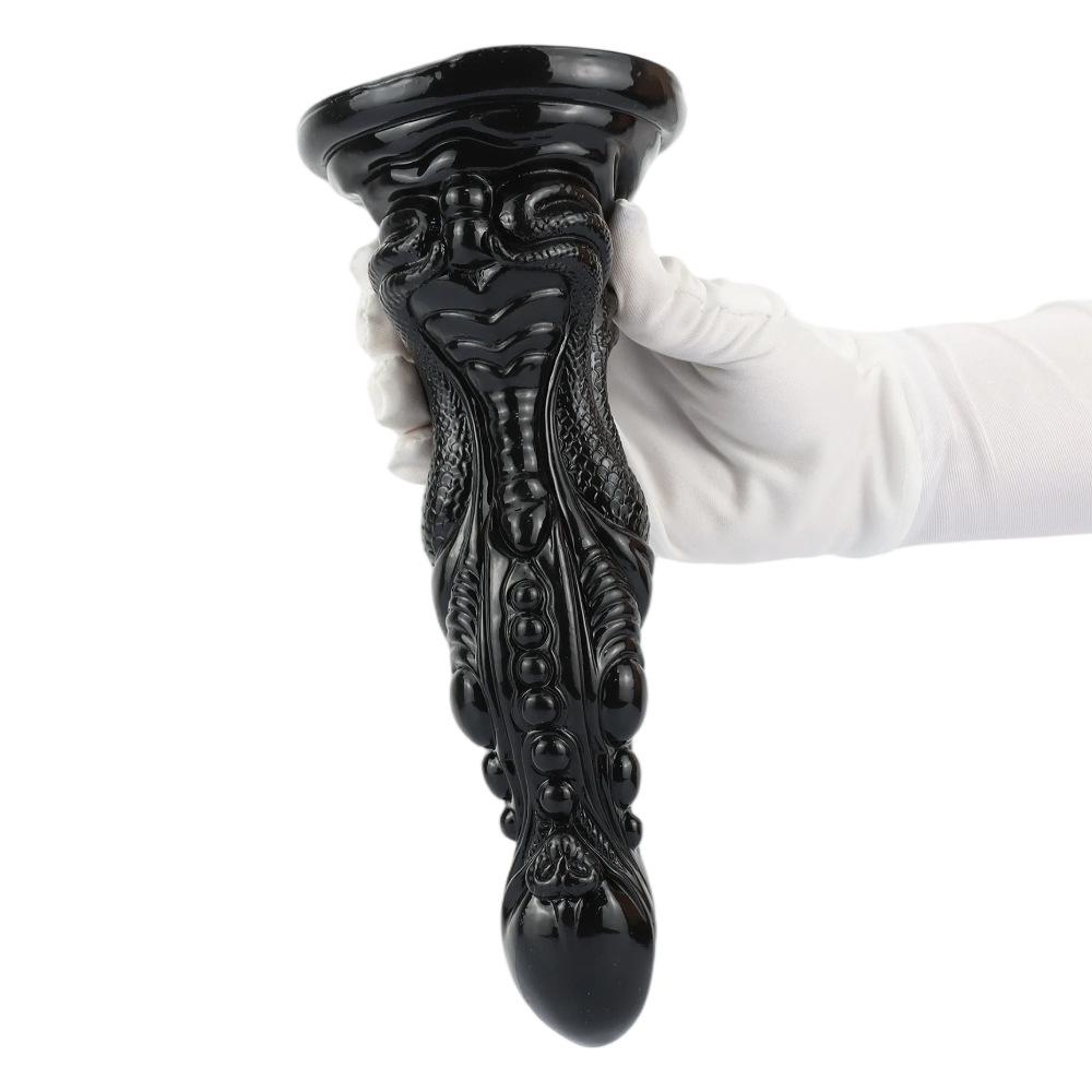 Alien Schwarzer Dildo Anal Plug für weibliche Masturbation