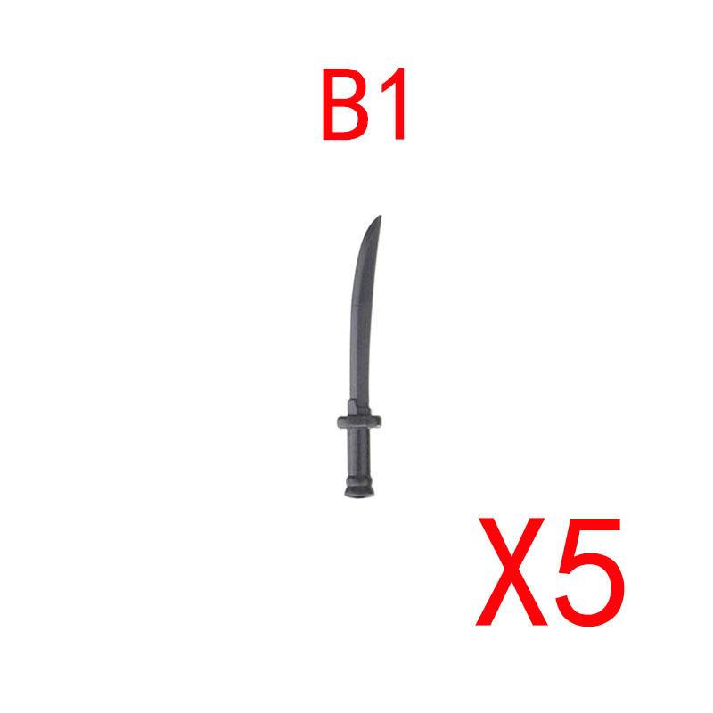 MOC Medieval Building Blocks Military Figures Accessories Soldier Weapons Bow Spear Crossbow Brick Helmet Sword Toy Gift X058