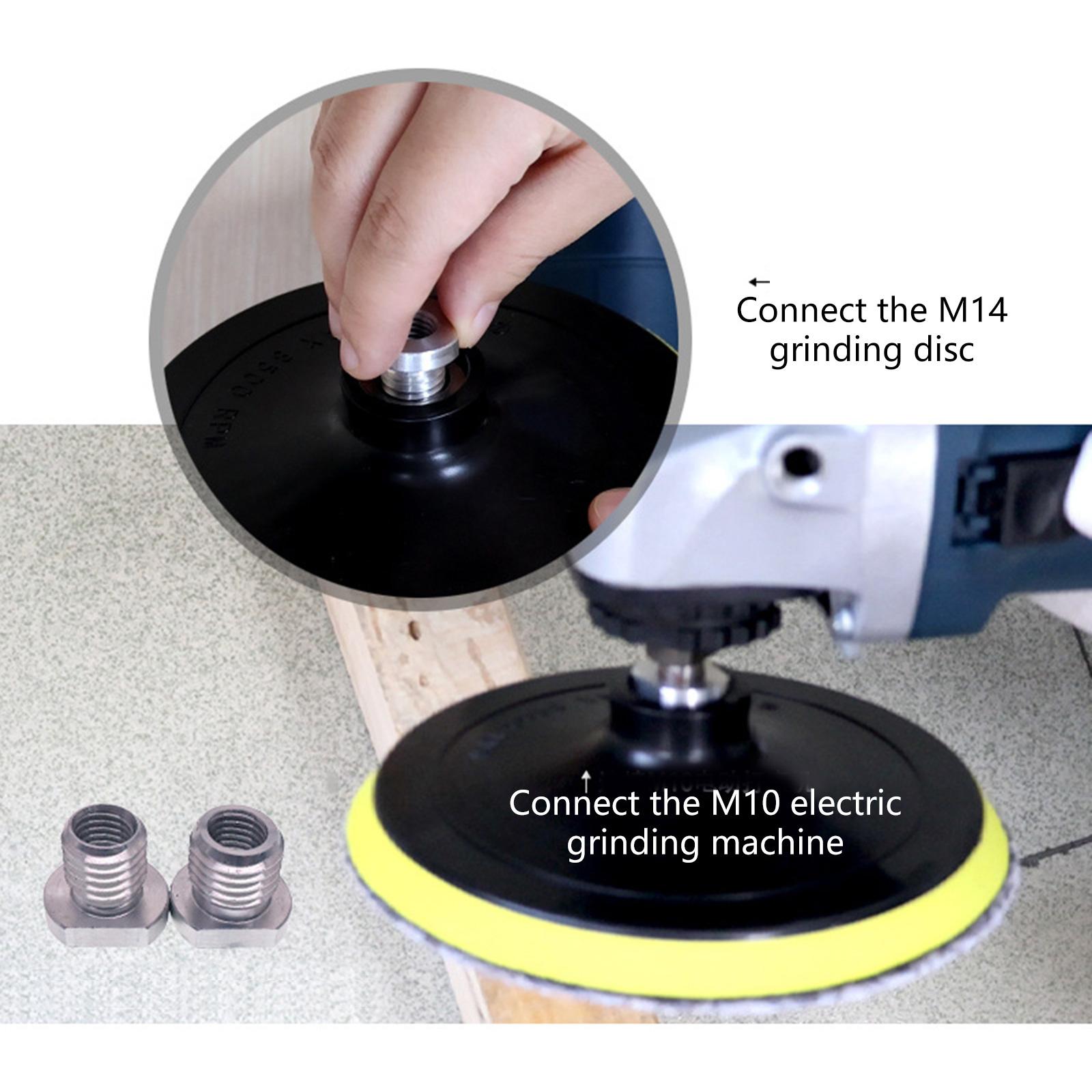 

Stainless Steel M10 To M14 And M16 Angles Grinders Adapter Set Of 2 Angles Grinders Accessory Drill Bit Adapter 1