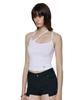 ROCKCAKE Slash Strap Sleeveless - White