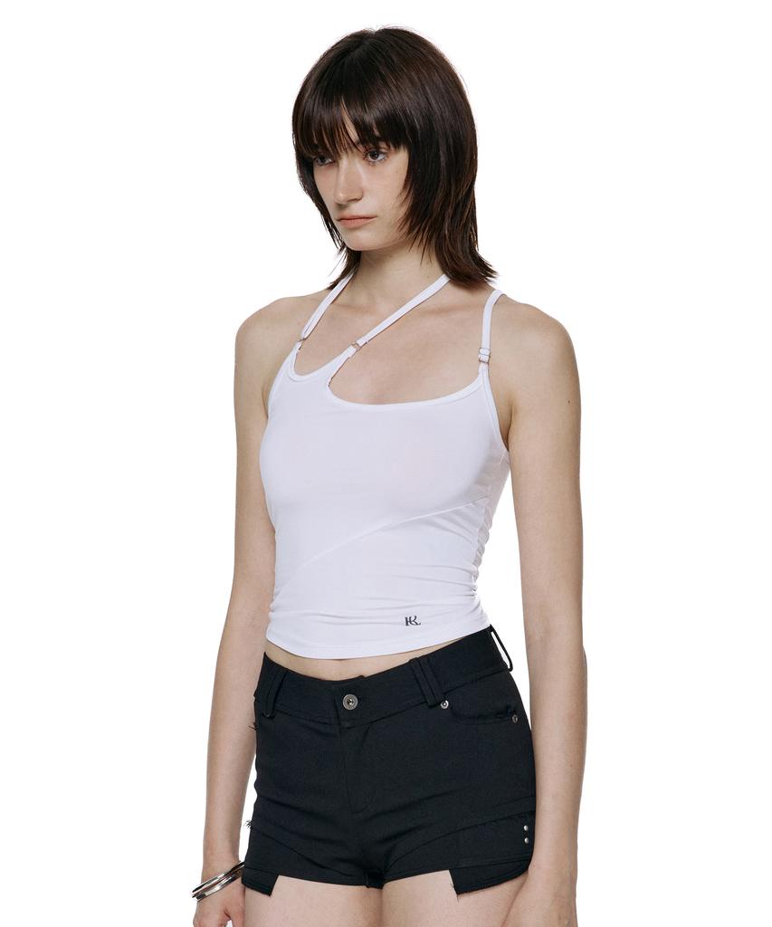 ROCKCAKE Slash Strap Sleeveless - White