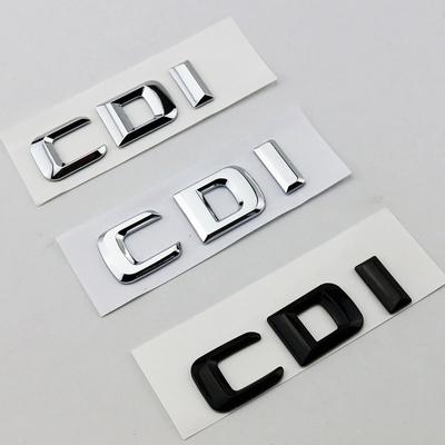 3D ABS Black Chrome Letters For Car Trunk  A B C E GLK CLS ML 320 220 250 280 CDI Logo Emblem Sticker Accessories