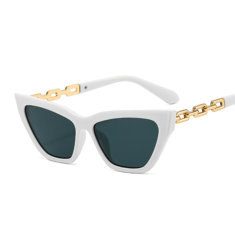 Anti Blue Light Chain Cat Eye Reading Glasses Glasses Women Elegant Fashion Leopard Eyeglasses Prescription Glasses Optical Original lens 0