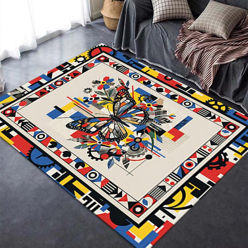 2025 New Modern Butterfly Carpet Rug for Living Room Bedroom Home Sofa Decoration,Kids play Non-slip Floor Mat77