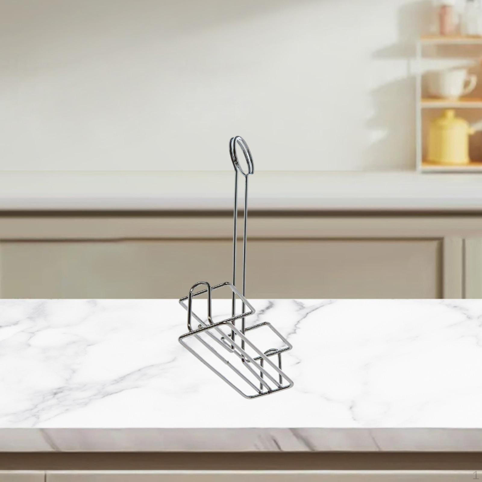 

Держатель для приправ, органайзер для специй, вмещает 2 бутылки, железная корзина для хранения, полка для емкости со вкусовыми добавками на столешницу Argent