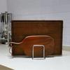 Stainless Steel Cutting Board Holder Rustproof Chopping Board Organizer Kitchen Storage Rack