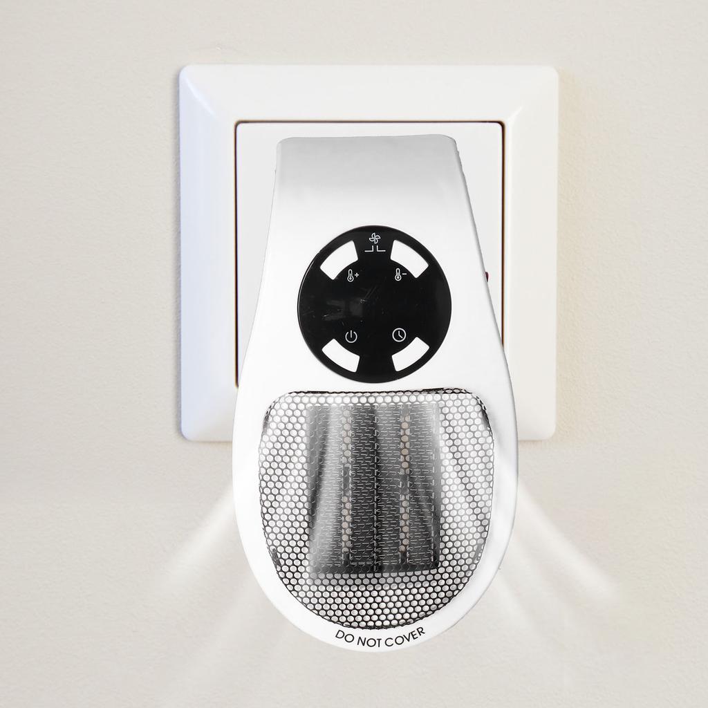 500W Mini Speed Electric Heater Portable Electric Heater with Remote Control for Indoor Home Office Heater with Remote Control