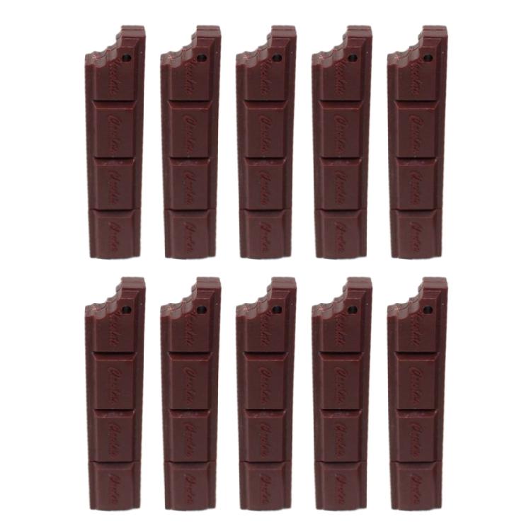 

10x Black Ink Writing Pen Creative Chocolate Shaped Ballpoint Pen Stationery Pen 1