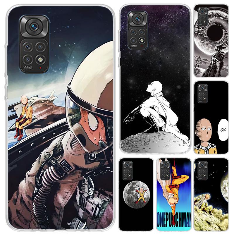 1 Punch Man Anime Phone Case for Xiaomi Redmi Note 15 14 14S 13 12S 12 Pro 11S 11 Plus 11T 11E 10S Soft Funda Print Shell Redmi