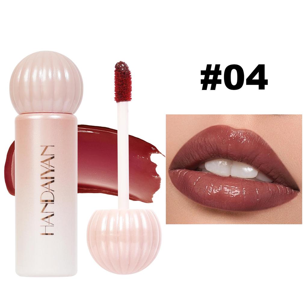 Silky Stained Lip Glaze Hydrating Long-lasting Mirror Dye Lip Liquid Lipstick Lip Gloss Lip Glaze