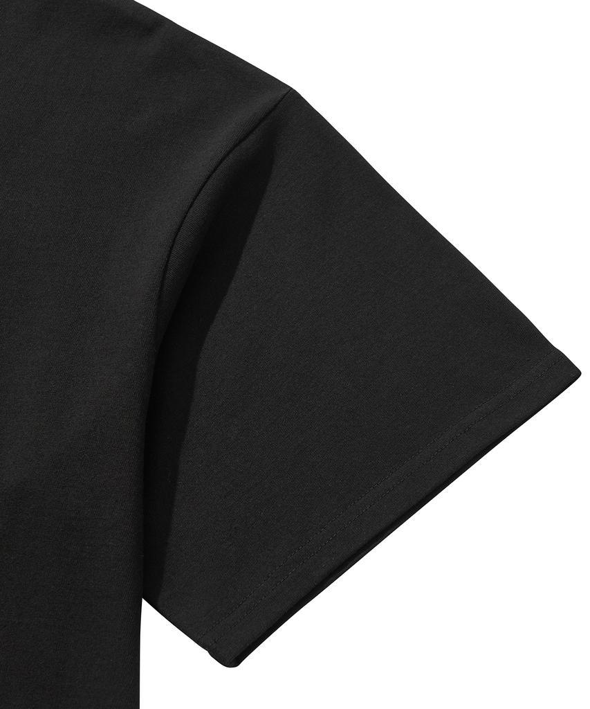 LIBERE Lr Logo T-Shirt / Black
