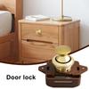 Keyless RV Push Cabinet Locks Metal Camping Cupboard Push Button RV Compartment Latch Catches Locks For Caravan Yacht Boat