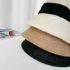 Solid Color Bow Fisherman Hat Bowknot Bucket Hat Fashion Summer Sun Hat  Travel