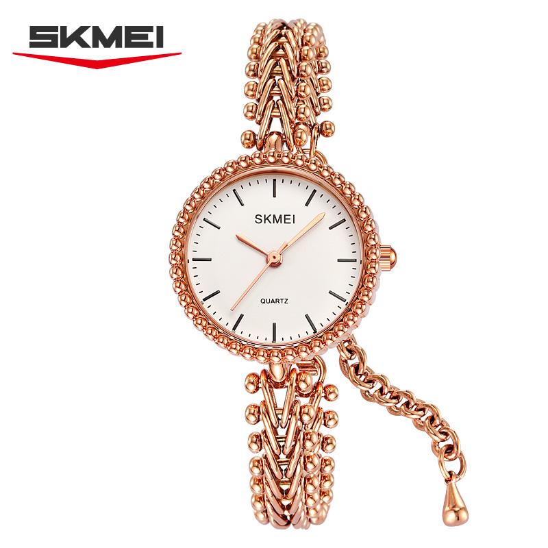 Skmei Quartz Watch for Women 3bar Waterproof Date Stainless Steel Business Fashion Casual Women's Watch 2548