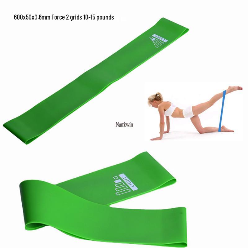 Fünfzehnteiliges Fitness-Set: Latex-Widerstandsbänder, Kühlhandtuch, Gleitscheiben, 3m Springseil, Pilates-Ring.