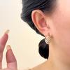2023 S925 Silver Pearl Basket Earrings: Luxury Lightweight Ear Cuff for Women