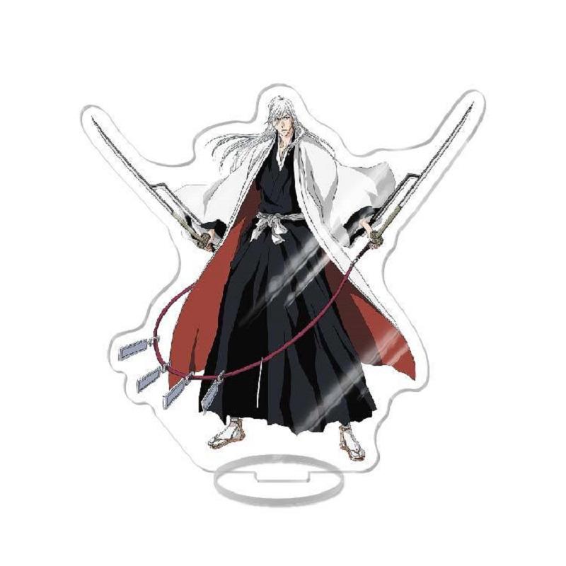 Hot Anime Bleach Figure Kurosaki Ichigo Urahara Kisuke Aizen Sousuke Cosplay Acrylic Stand Model Plate Desk Decor Standing Sign