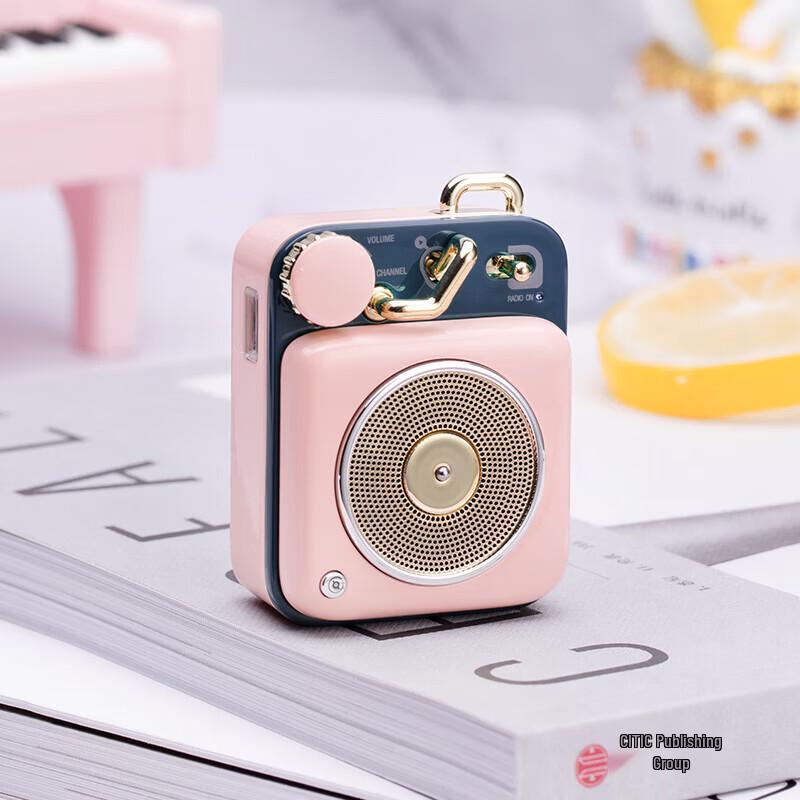 Elvis Radio Atom Player B612 MW-P1 Mini Retro Bluetooth Speaker CN plug (adapter included)