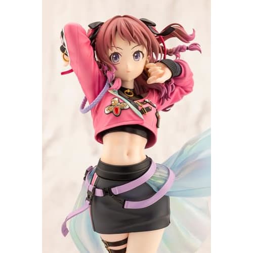 Kotobukiya Gakuen Idolmaster Hanaumi Saki -Fighting My Way- 1/7 Scale, Approximately 240mm, PVC Pre-painted Figure