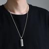 1PC Stainless Steel Pill Case Holder Pill Box Waterproof Cylinder Urn Pendant Memorial Necklace Jewelry