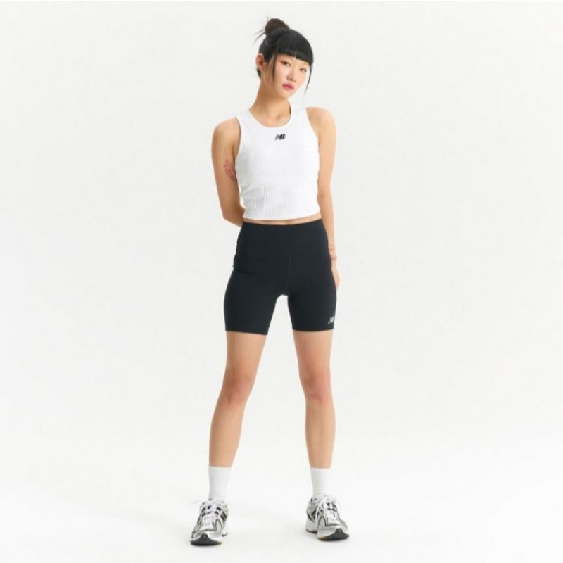 NeW Balance Tee Lqj Nbnge2W322 39 W Soft Ribbed Crop Top  Slim Fi