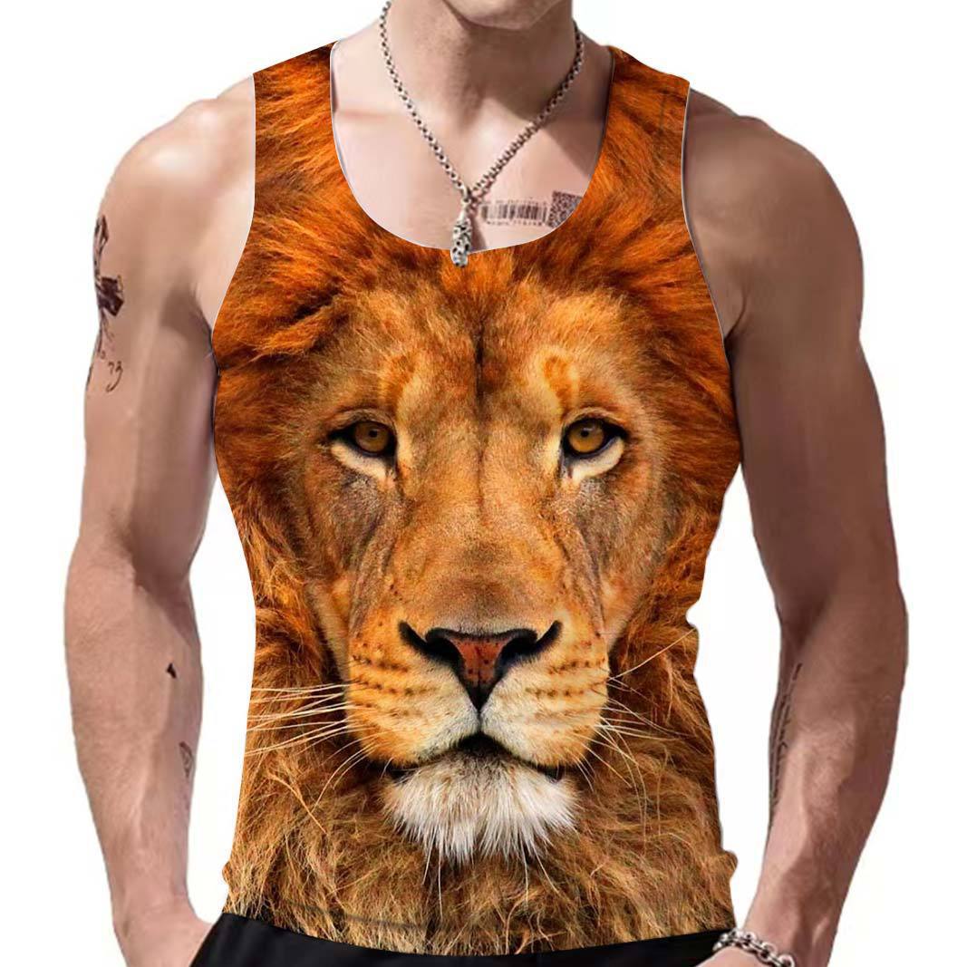 

Новая летняя майка-борцовка с 3D-печатью, детская модная забавная спортивная майка, харадзюку, для спортзала, крутая майка, мужская одежда 5XL