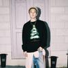 Unisex Oversized Knit Sweater With Christmas Tree Embroidery Loose Fit Casual Winter Pullover Men Women