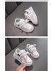 Milky Fufu Spring/Autumn Children's White Skate Shoes - Cute, Versatile, and Comfortable with Thick Soles