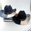 JYL TS DIY Snake Print Cowboy Hat Outdoor Riding Cap Faux Leather