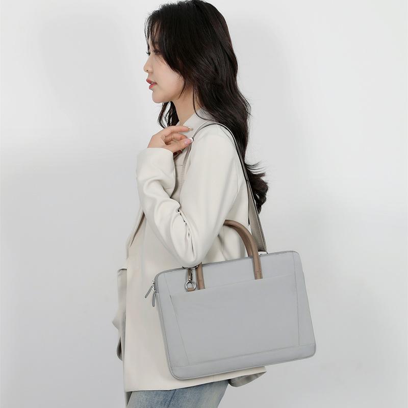 TS JYL laptop bag,Shoulder Laptop Handbag Women Slim Document Bag Business Commuter Briefcase