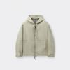 Customellow Unisex 2 Layer Hooded Jacket Beige C9uam26115bex