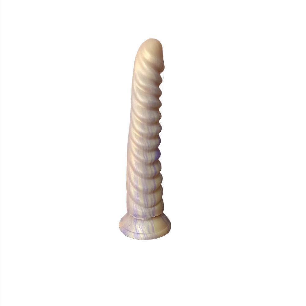 Dragon Scale Silicone Dildo: Realistic Mixed Color Anal Plug & Masturbator for Women