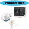 Bilge Pump Drain Kit Marine Bilge Pump Automatic Operation 1100GPH 750GPH For Sailboats Fishing Vessels