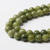 Grüner Südlicher Jaspisstein Natürliche Runde Perlen 15" Strang Glatte Lose Zwischenperlen 4/6/8/10/12mm für Schmuckherstellung DIY Armbänder Zubehör