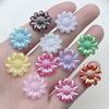 20pcs Mixed 20mm Ab Color Chrysanthemum Decoration Flat Back Diy Hair Accessories Mobile Phone Shell Decoration Flowers