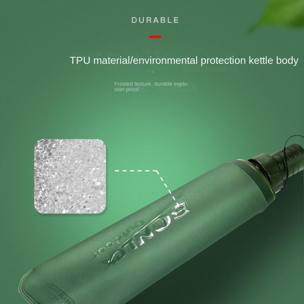 

500 мл Новый ТПУ Baby Blue Treasure Blue 250 мл Спортивная чашка для воды Чайник Сумка для воды Складная чашка для воды