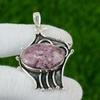 Natural Lepidolite 925 Sterling Silver Third Eye Chakra Mother Pendant Jewelry