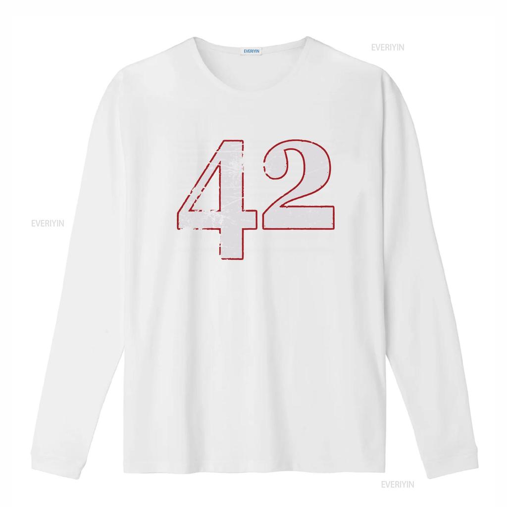 42 T Shirt The Hitchhikers Guide to Galaxy Number Answer Fun Geek Nerd  vintage Washed Casual Soft Breathable fashion