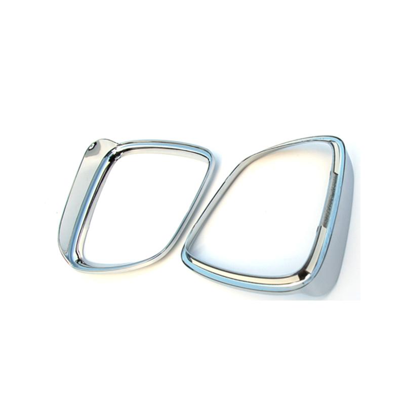 Car Rear View Side Glass Mirror Trim Frame Rain Shield Sun Visor Shade ABS Eyebrow For Renault Kadjar 2016 2017 2018