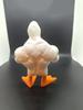 1pc Duck Statue Ornament Funny Muscle Duck Statue Decoration Resin Crafts Sculpture Ornament Decoration